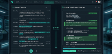 Création automatique de devis depuis un transcript d'appel